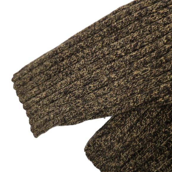 American Eagle Outfitters Sweater Mens Sz XXL Brown Red Half Zip Wool Mock Neck - Picture 3 of 15